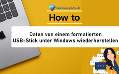 Daten von einem formatierten USB-Laufwerk wiederherstellen