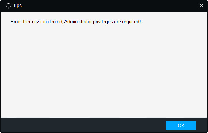 RecoveryFox AI Administratorfehler