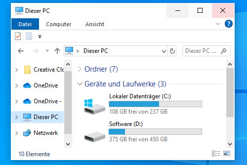 2 Partitionen